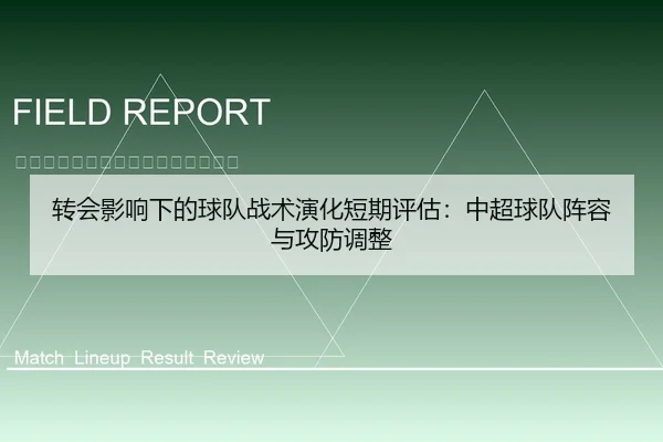转会影响下的球队战术演化短期评估：中超球队阵容与攻防调整
